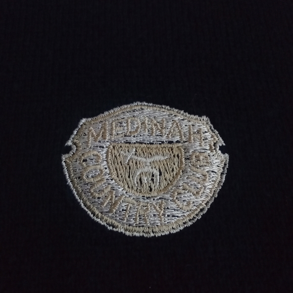 Kids Navy Blue Greg Norman Collection X Medinah Country Club Knit Sweater - Picture 2 of 12